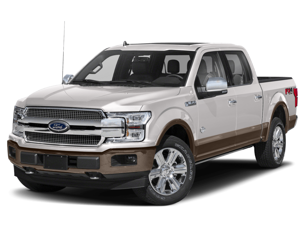 2018 Ford F-150 King Ranch 4WD SuperCrew 5.5' Box - Front 3/4, facing to the left