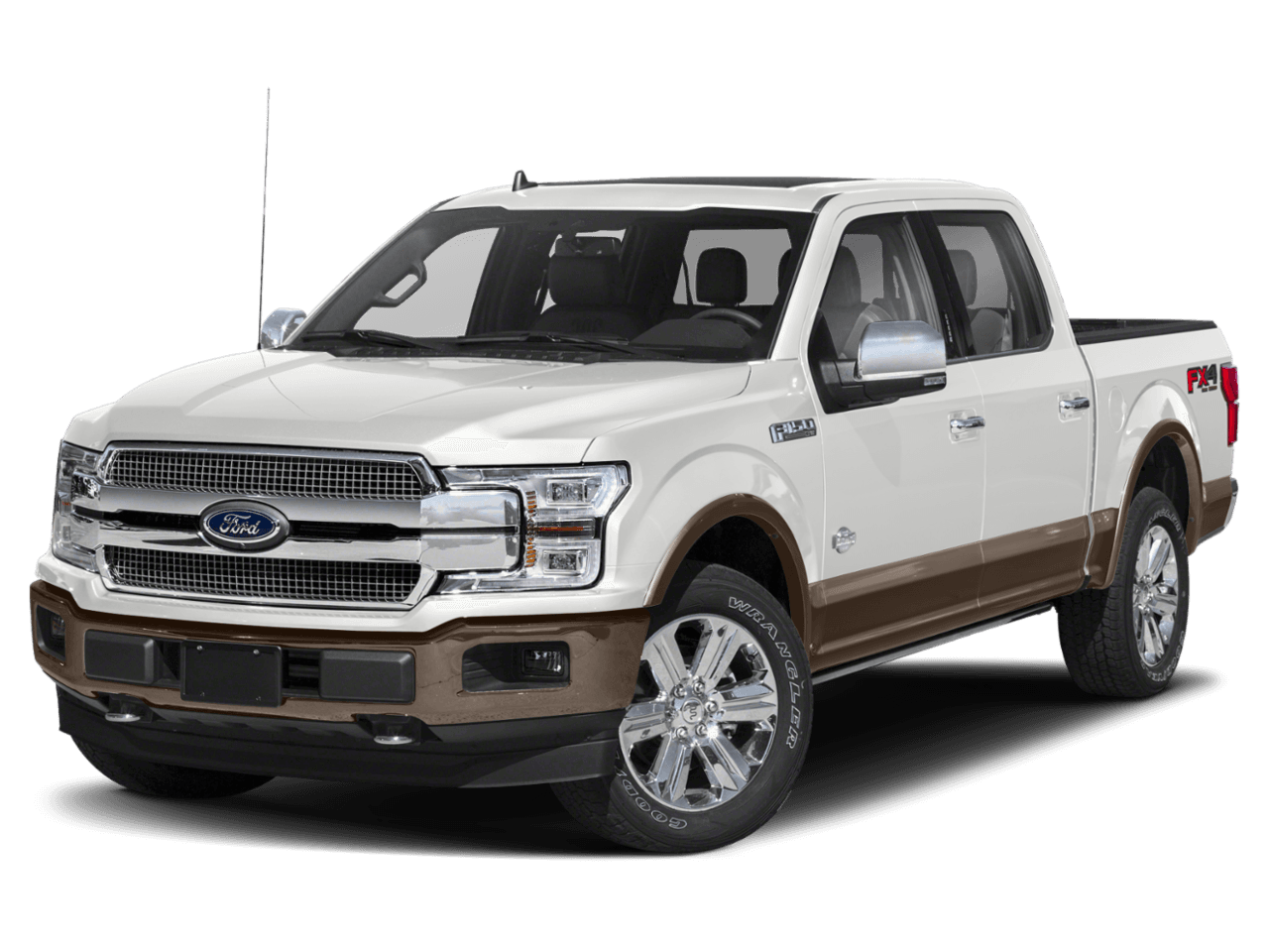 2018 Ford F-150 King Ranch 4WD SuperCrew 5.5' Box - Front 3/4, facing to the left