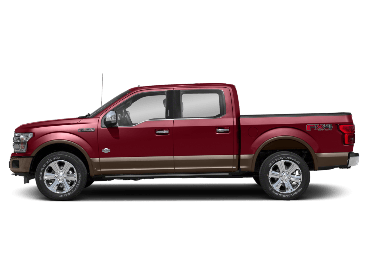 2018 Ford F-150 King Ranch 4WD SuperCrew 5.5' Box - Profile, facing to the left