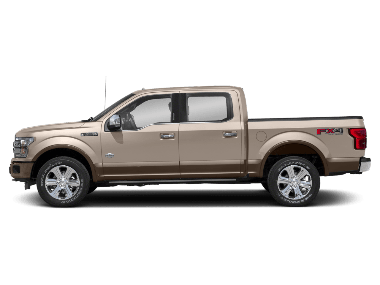 2018 Ford F-150 King Ranch 4WD SuperCrew 5.5' Box - Profile, facing to the left
