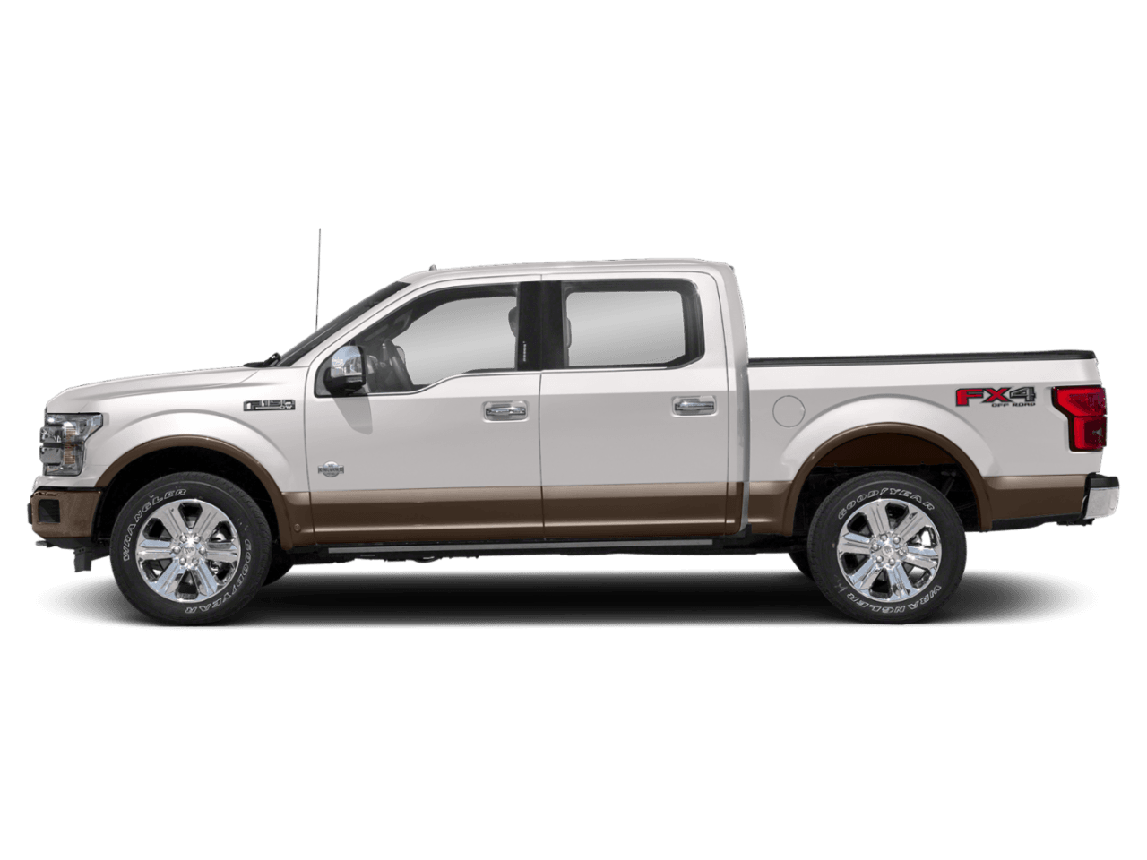2018 Ford F-150 King Ranch 4WD SuperCrew 5.5' Box - Profile, facing to the left