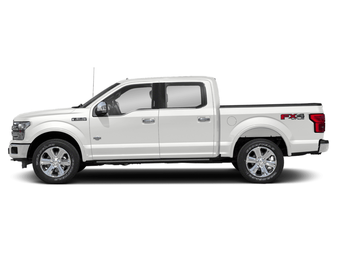 2018 Ford F-150 King Ranch 4WD SuperCrew 5.5' Box - Profile, facing to the left