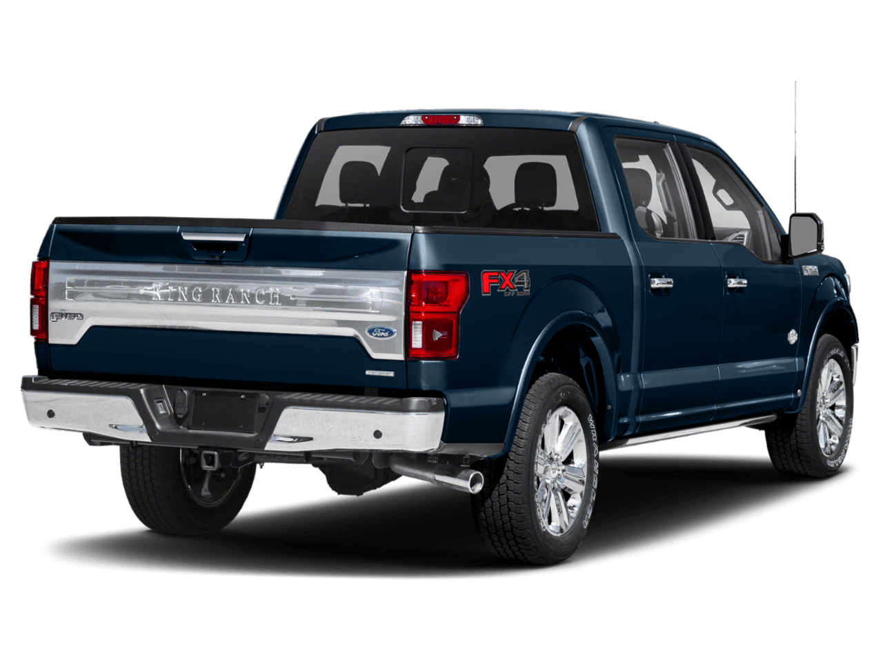2018 Ford F-150 King Ranch 4WD SuperCrew 5.5' Box - Rear 3/4, facing to the right