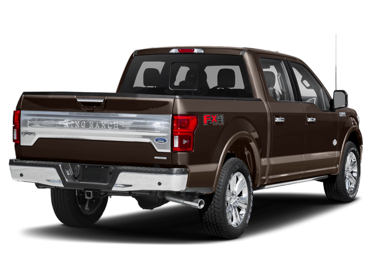 2018 Ford F-150 King Ranch 4WD SuperCrew 5.5' Box - Rear 3/4, facing to the right