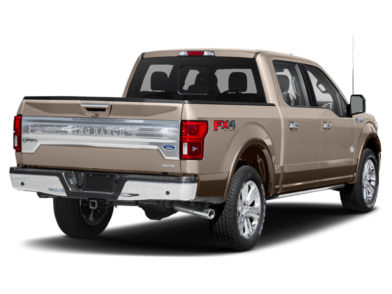 2018 Ford F-150 King Ranch 4WD SuperCrew 5.5' Box - Rear 3/4, facing to the right