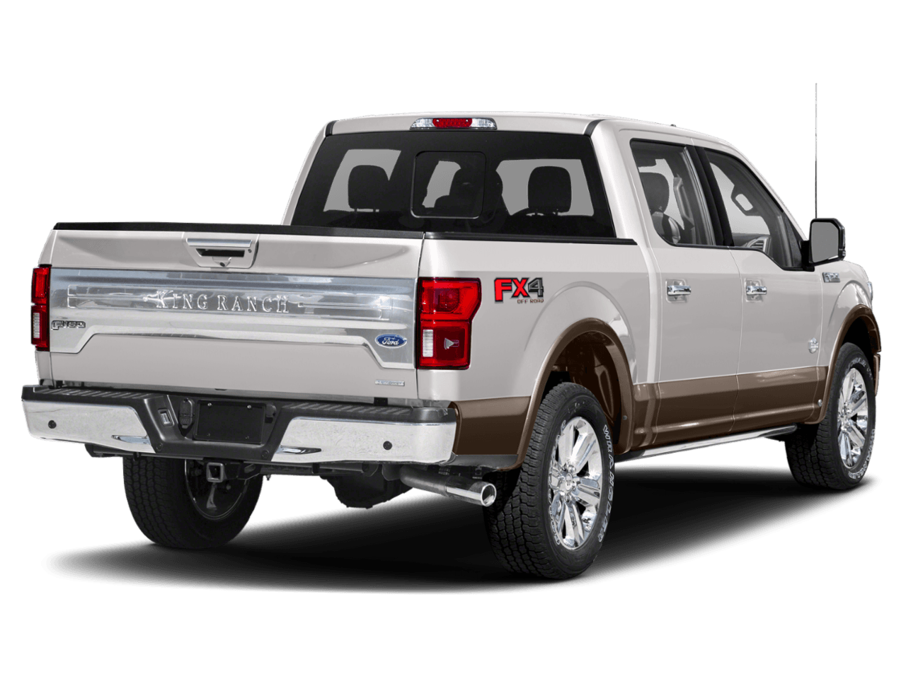 2018 Ford F-150 King Ranch 4WD SuperCrew 5.5' Box - Rear 3/4, facing to the right