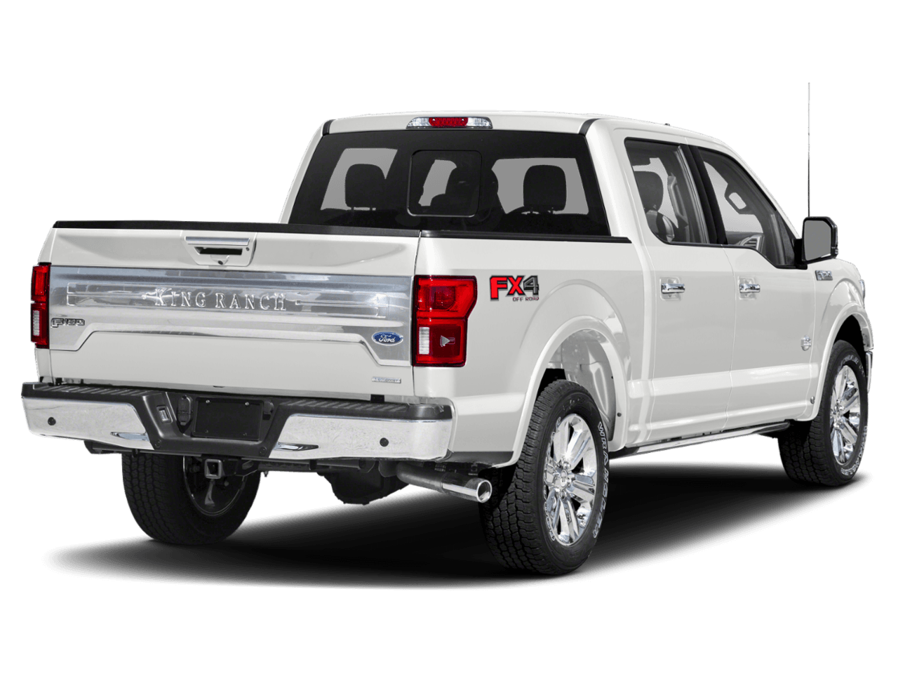 2018 Ford F-150 King Ranch 4WD SuperCrew 5.5' Box - Rear 3/4, facing to the right