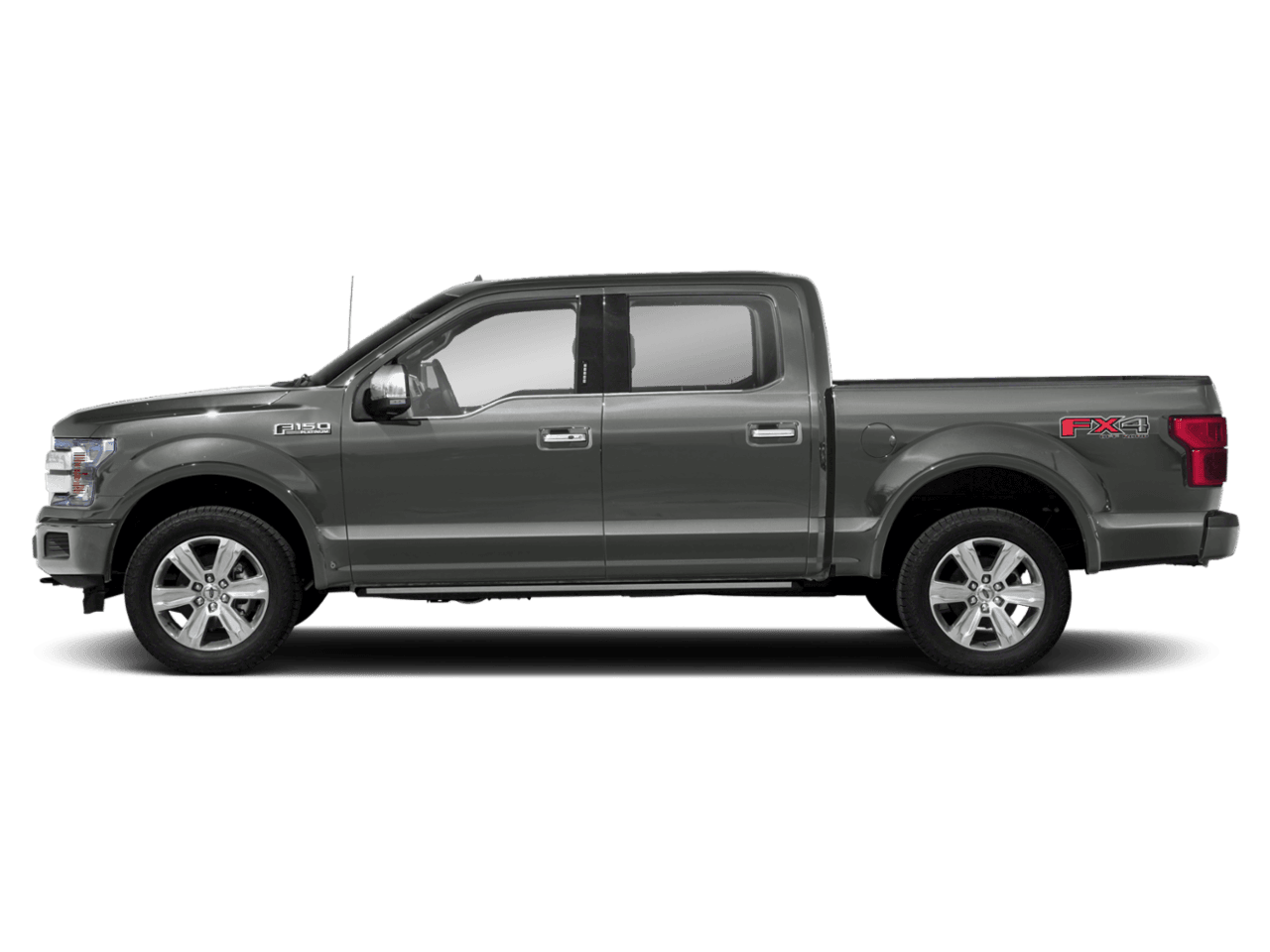 2018 Ford F-150 Platinum 4WD SuperCrew 5.5' Box - Profile, facing to the left