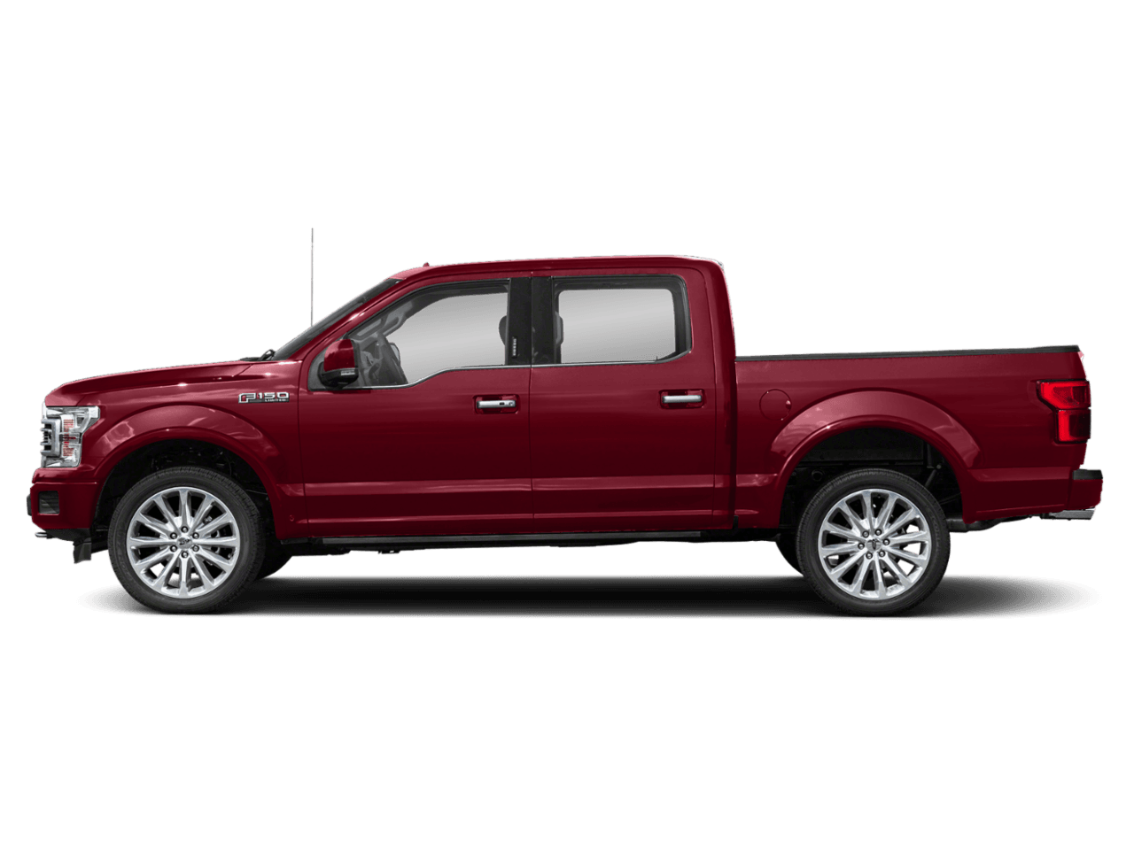 2018 Ford F-150 Limited 4WD SuperCrew 5.5' Box - Profile, facing to the left