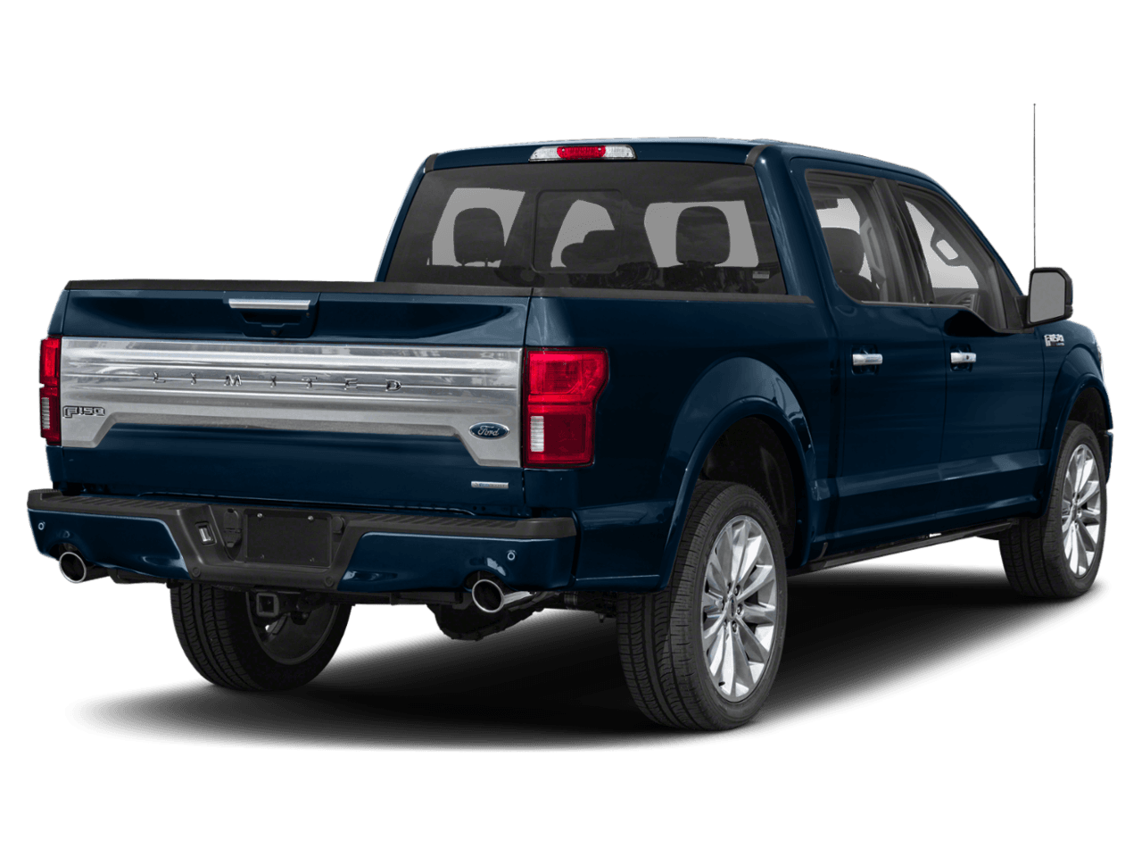 2018 Ford F-150 Limited 4WD SuperCrew 5.5' Box - Rear 3/4, facing to the right
