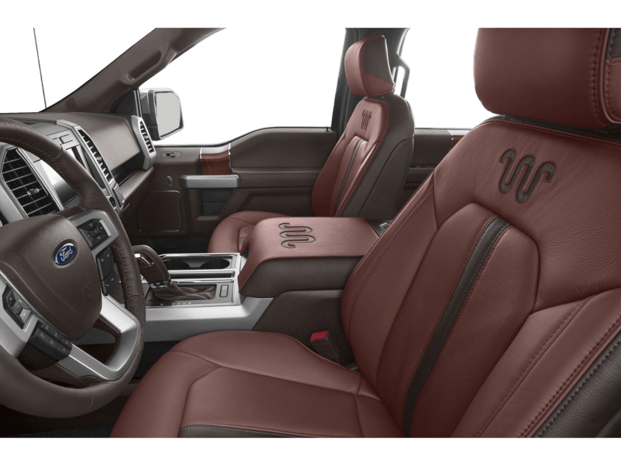 2018 Ford F-150 King Ranch 2WD SuperCrew 6.5' Box - Interior Driver's Side with Door Open, Front Seat Feature