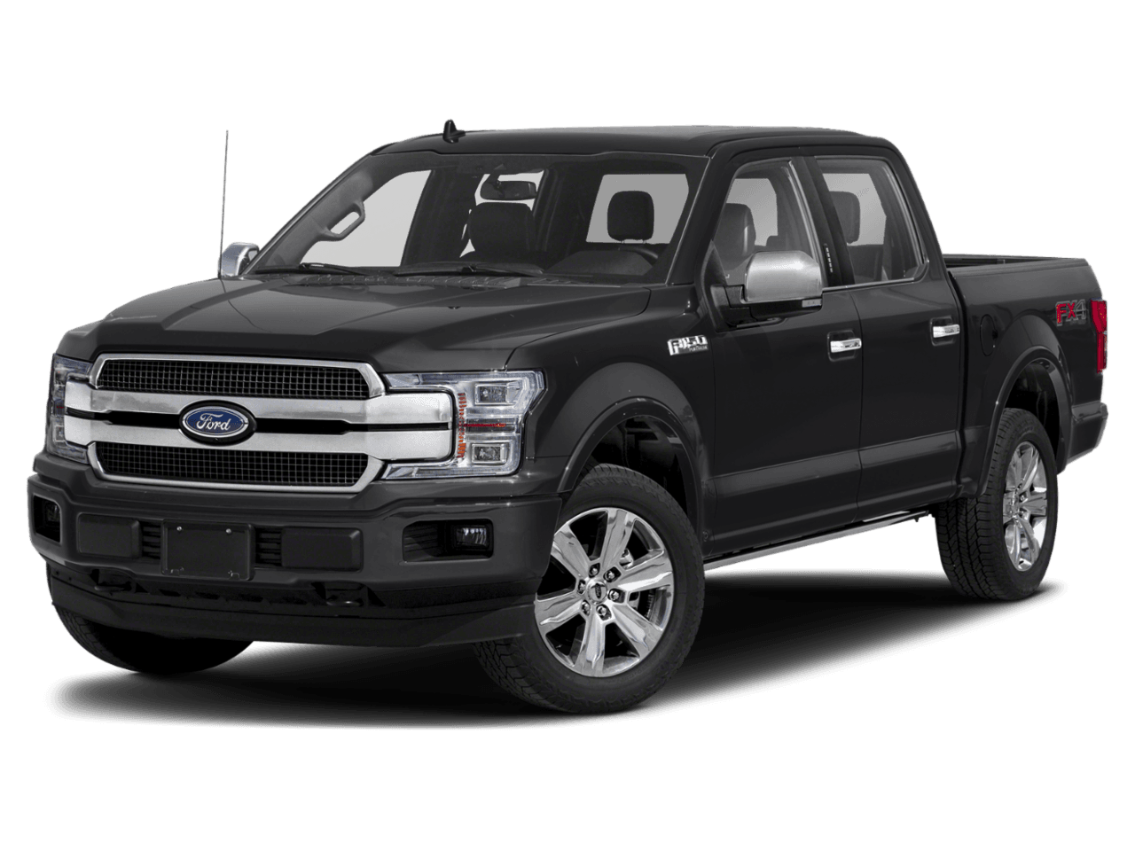 2018 Ford F-150 Platinum 2WD SuperCrew 6.5' Box - Front 3/4, facing to the left