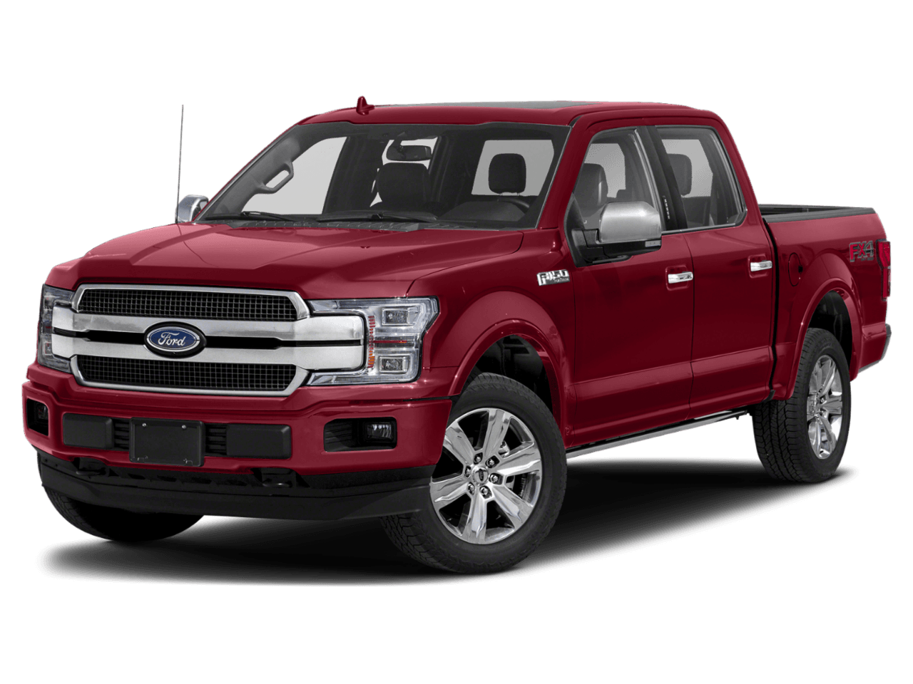 2018 Ford F-150 Platinum 2WD SuperCrew 6.5' Box - Front 3/4, facing to the left