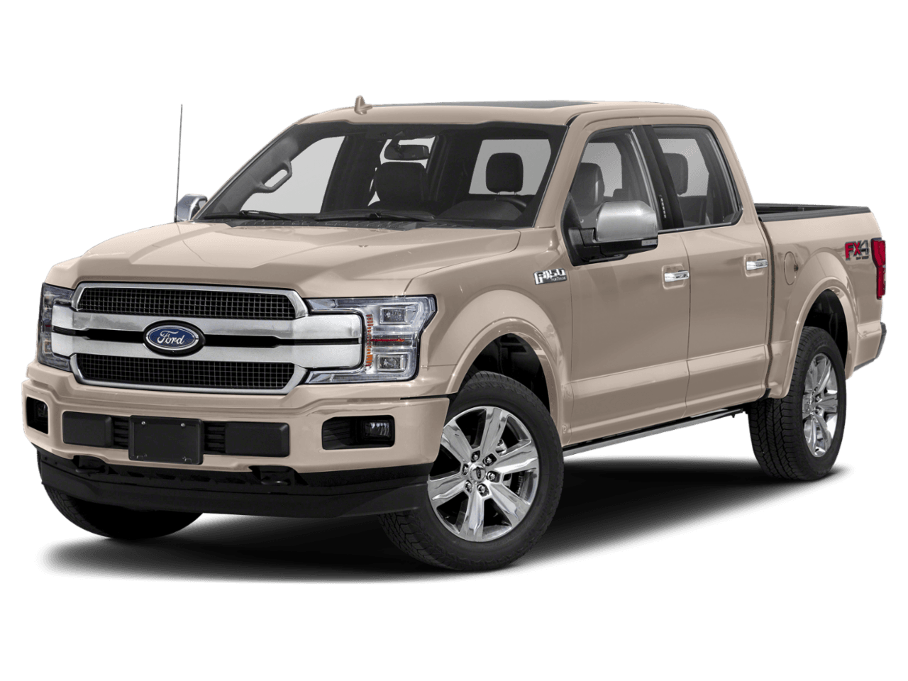 2018 Ford F-150 Platinum 2WD SuperCrew 6.5' Box - Front 3/4, facing to the left