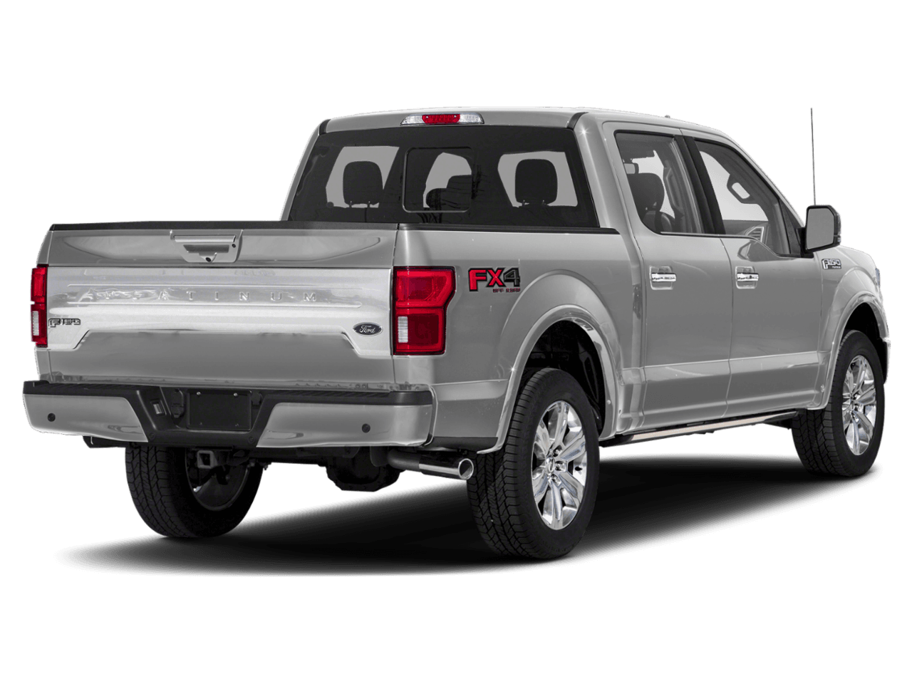 2018 Ford F-150 Platinum 2WD SuperCrew 6.5' Box - Rear 3/4, facing to the right