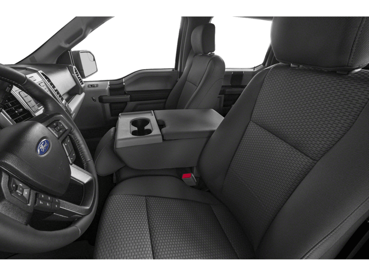 2018 Ford F-150 XLT 4WD SuperCrew 6.5' Box - Interior Driver's Side with Door Open, Front Seat Feature