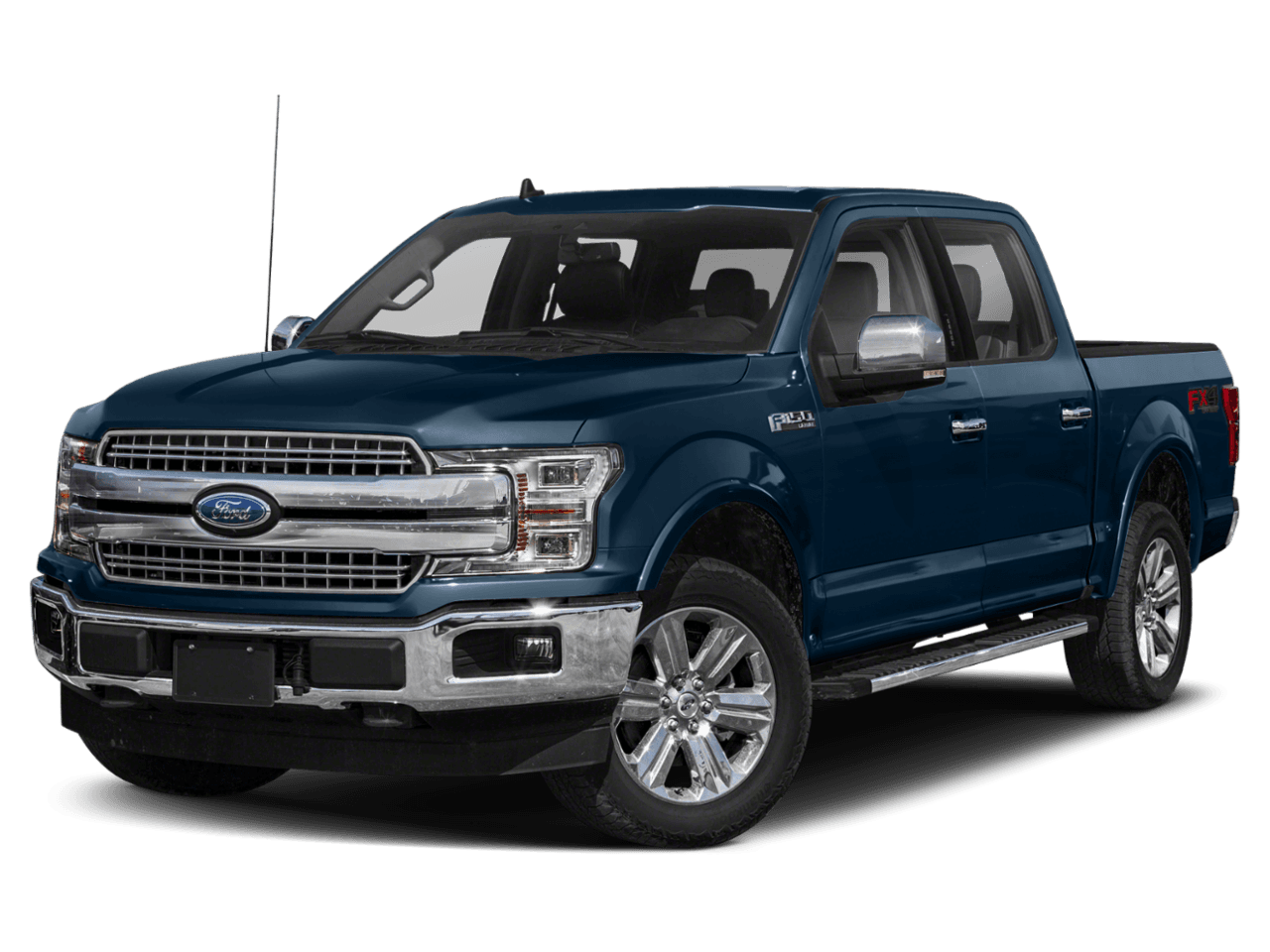 2018 Ford F-150 LARIAT 4WD SuperCrew 6.5' Box - Front 3/4, facing to the left