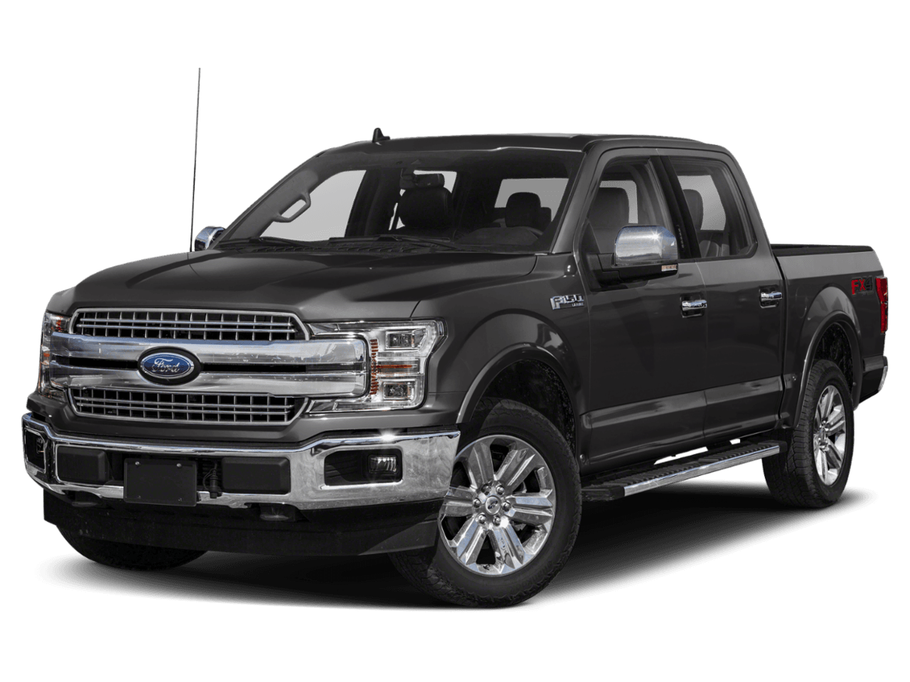 2018 Ford F-150 LARIAT 4WD SuperCrew 6.5' Box - Front 3/4, facing to the left