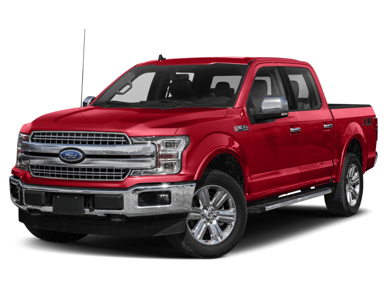 2018 Ford F-150 LARIAT 4WD SuperCrew 6.5' Box - Front 3/4, facing to the left