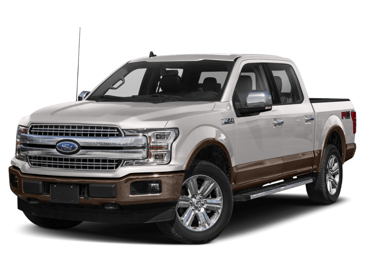2018 Ford F-150 LARIAT 4WD SuperCrew 6.5' Box - Front 3/4, facing to the left
