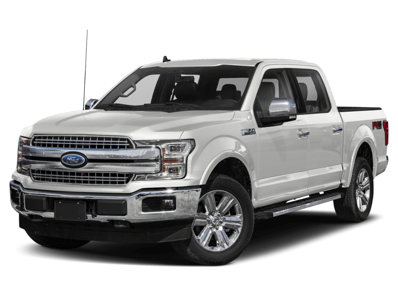 2018 Ford F-150 LARIAT 4WD SuperCrew 6.5' Box - Front 3/4, facing to the left
