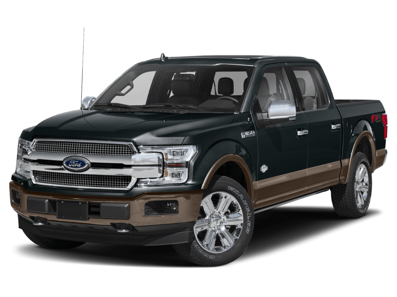 2018 Ford F-150 King Ranch 4WD SuperCrew 6.5' Box - Front 3/4, facing to the left
