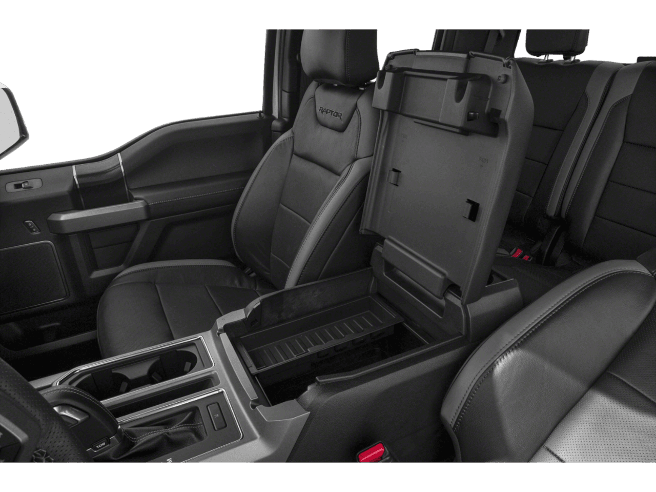 2018 Ford F-150 Raptor 4WD SuperCab 5.5' Box - Interior Center Storage Console