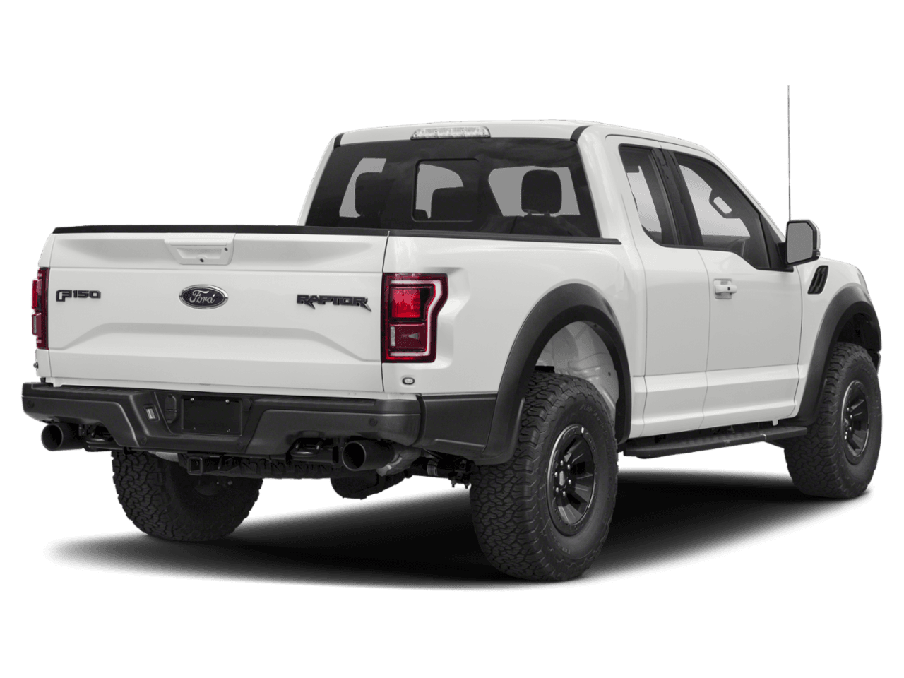 2018 Ford F-150 Raptor 4WD SuperCab 5.5' Box - Rear 3/4, facing to the right