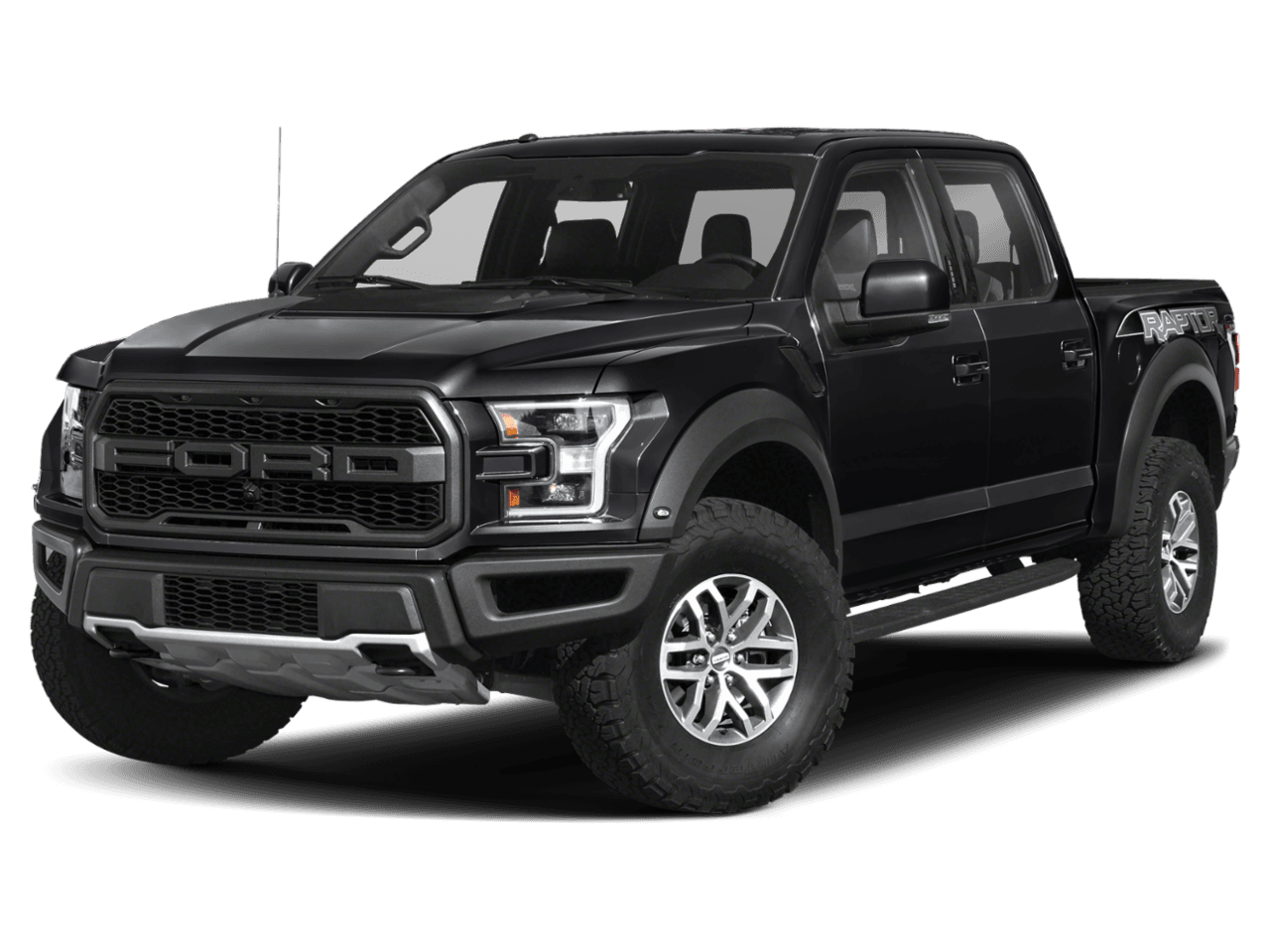 2018 Ford F-150 Raptor 4WD SuperCrew 5.5' Box - Front 3/4, facing to the left
