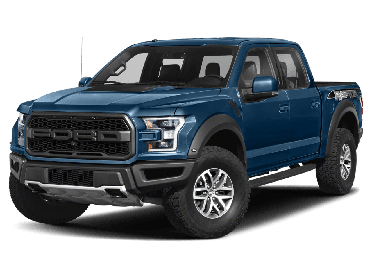 2018 Ford F-150 Raptor 4WD SuperCrew 5.5' Box - Front 3/4, facing to the left