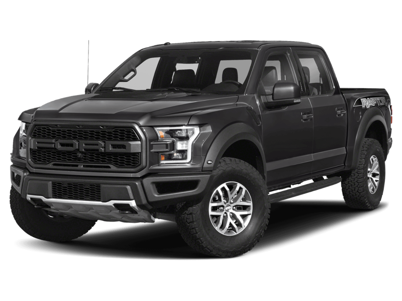 2018 Ford F-150 Raptor 4WD SuperCrew 5.5' Box - Front 3/4, facing to the left