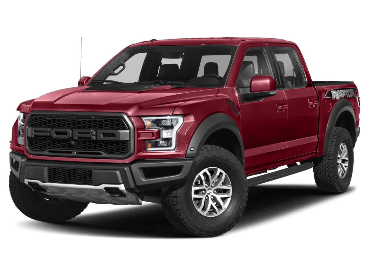 2018 Ford F-150 Raptor 4WD SuperCrew 5.5' Box - Front 3/4, facing to the left