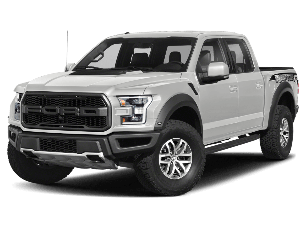 2018 Ford F-150 Raptor 4WD SuperCrew 5.5' Box - Front 3/4, facing to the left