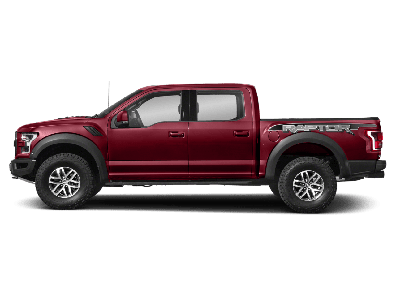 2018 Ford F-150 Raptor 4WD SuperCrew 5.5' Box - Profile, facing to the left