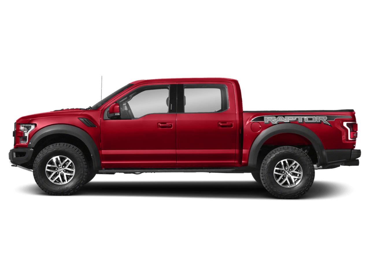 2018 Ford F-150 Raptor 4WD SuperCrew 5.5' Box - Profile, facing to the left