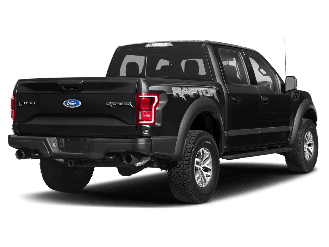 2018 Ford F-150 Raptor 4WD SuperCrew 5.5' Box - Rear 3/4, facing to the right