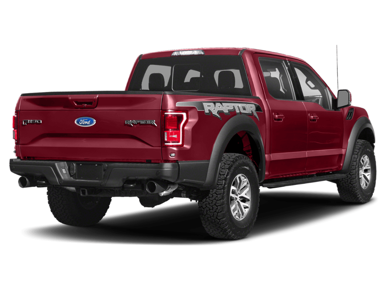 2018 Ford F-150 Raptor 4WD SuperCrew 5.5' Box - Rear 3/4, facing to the right