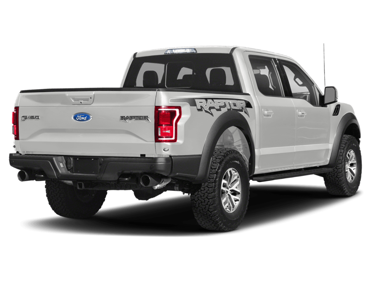 2018 Ford F-150 Raptor 4WD SuperCrew 5.5' Box - Rear 3/4, facing to the right