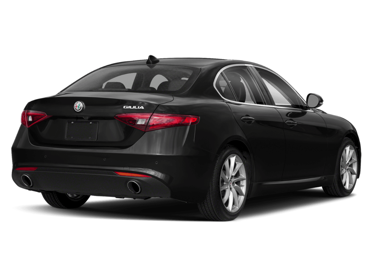 2018 Alfa Romeo Giulia Ti - Rear 3/4, facing to the right