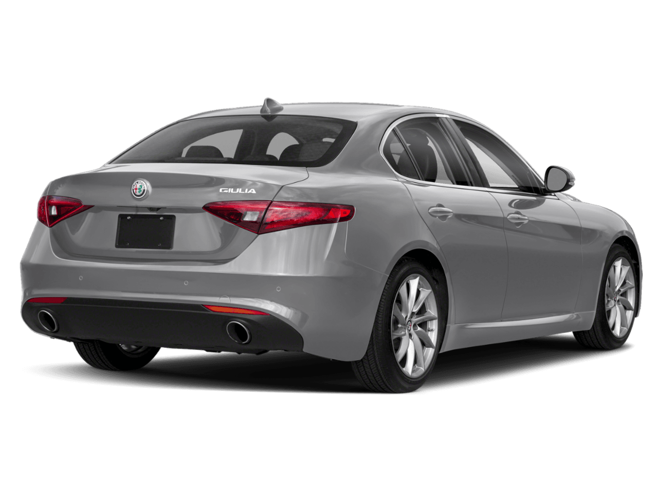 2018 Alfa Romeo Giulia Ti Sport - Rear 3/4, facing to the right