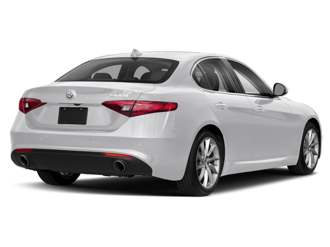 2018 Alfa Romeo Giulia Ti Sport - Rear 3/4, facing to the right