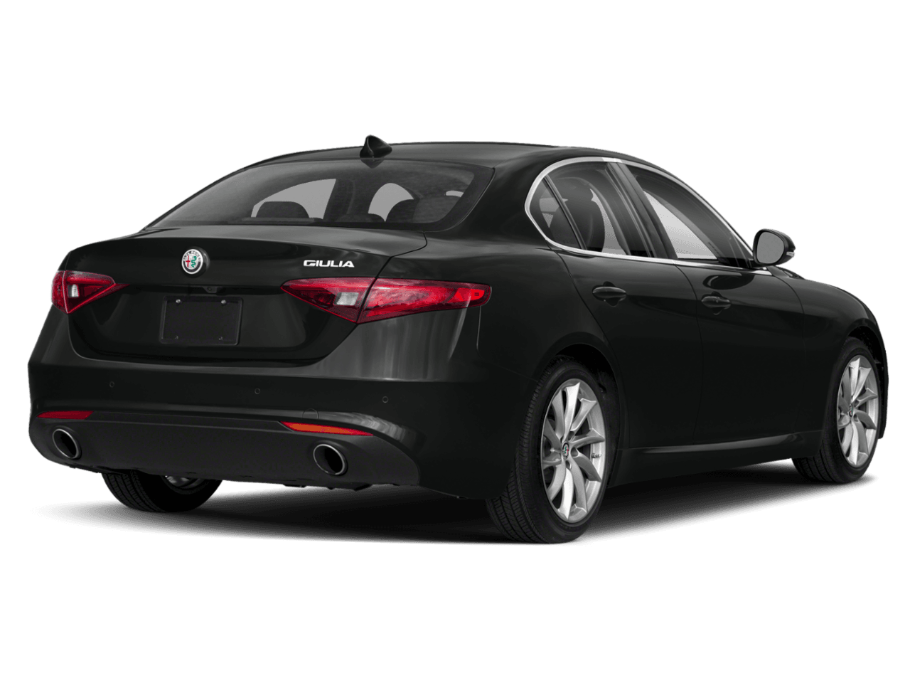 2018 Alfa Romeo Giulia Ti Lusso - Rear 3/4, facing to the right