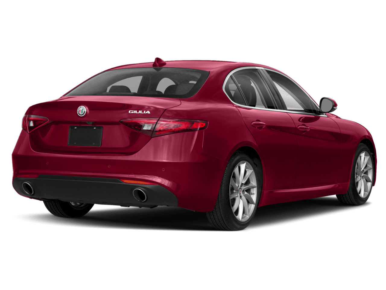 2018 Alfa Romeo Giulia Ti Lusso - Rear 3/4, facing to the right