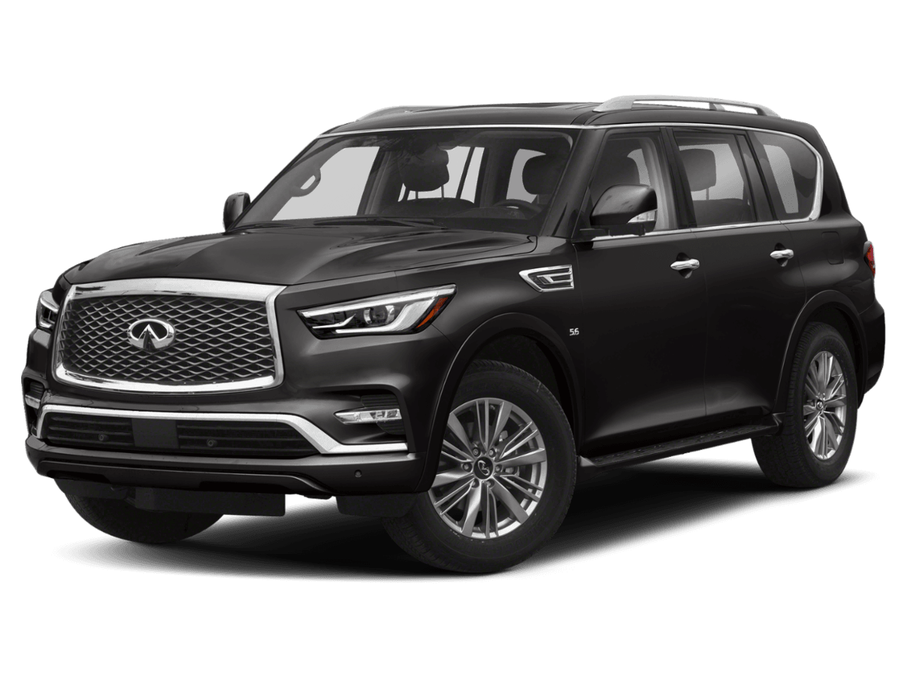 2018 INFINITI QX80  - Front 3/4, facing to the left