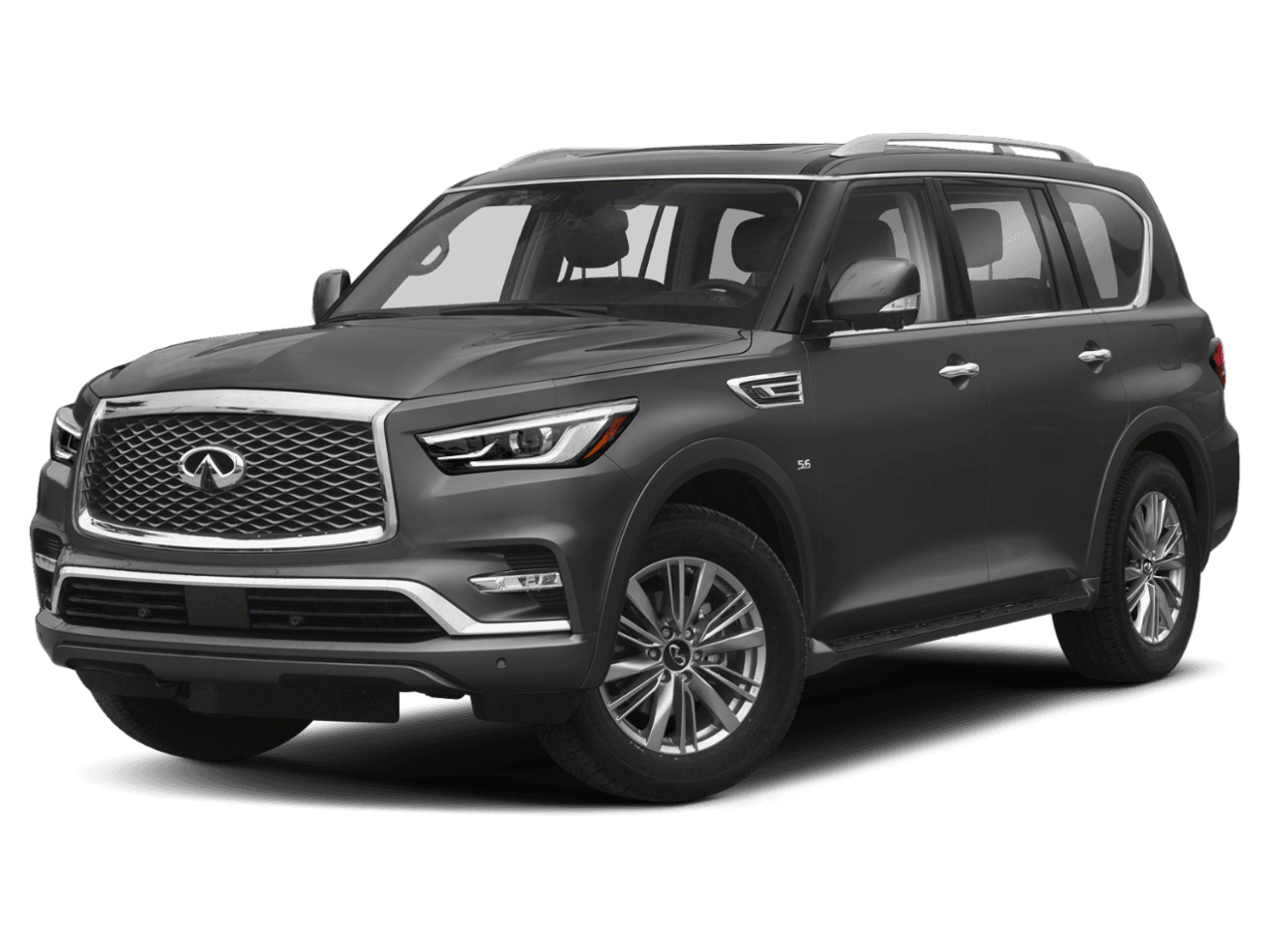 2018 INFINITI QX80  - Front 3/4, facing to the left