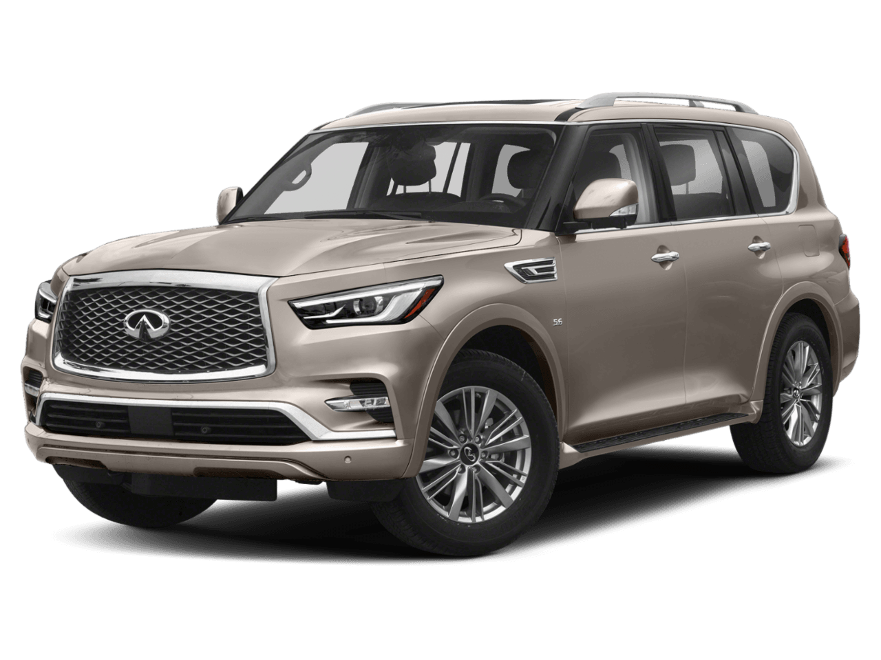2018 INFINITI QX80  - Front 3/4, facing to the left