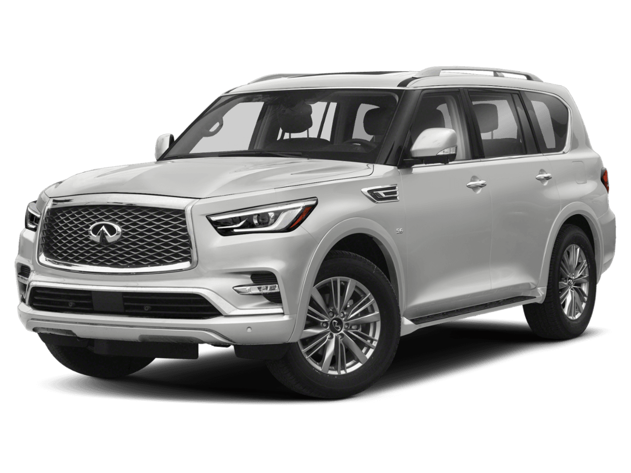 2018 INFINITI QX80  - Front 3/4, facing to the left