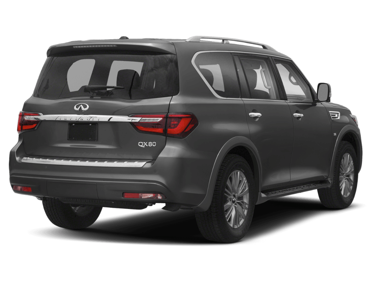 2018 INFINITI QX80  - Rear 3/4, facing to the right