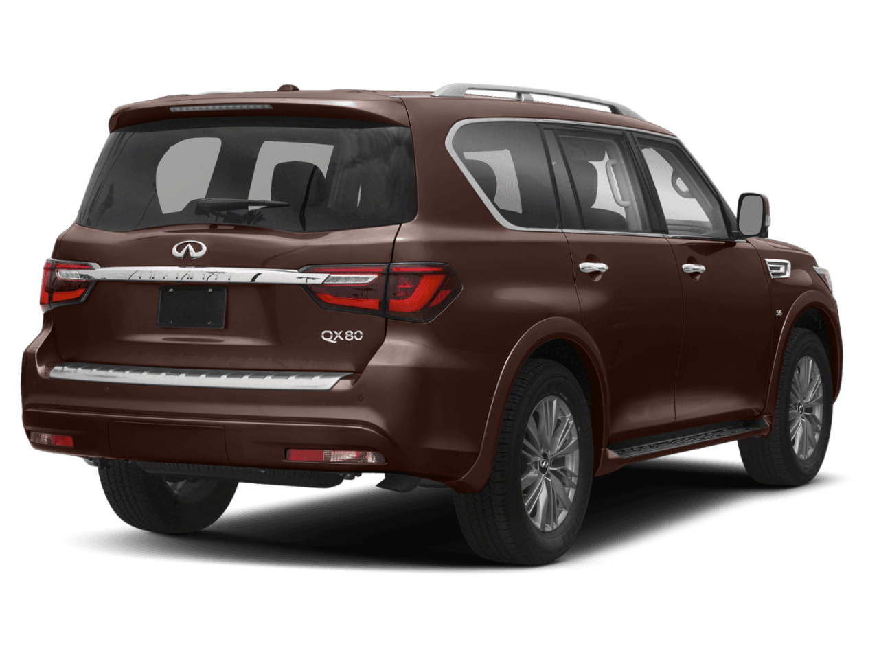 2018 INFINITI QX80  - Rear 3/4, facing to the right