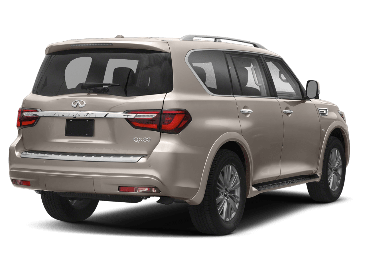 2018 INFINITI QX80  - Rear 3/4, facing to the right